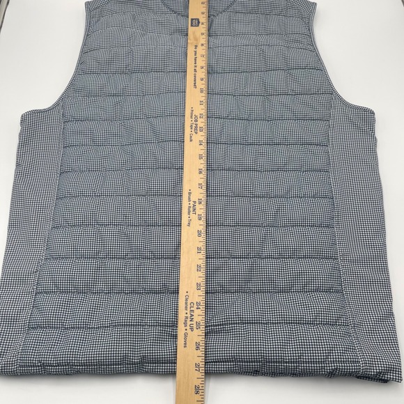 Rhoback Mens XL Quilted Houndstooth Vest Full Zip Athleisure Golf Outerwear - Picture 6 of 6